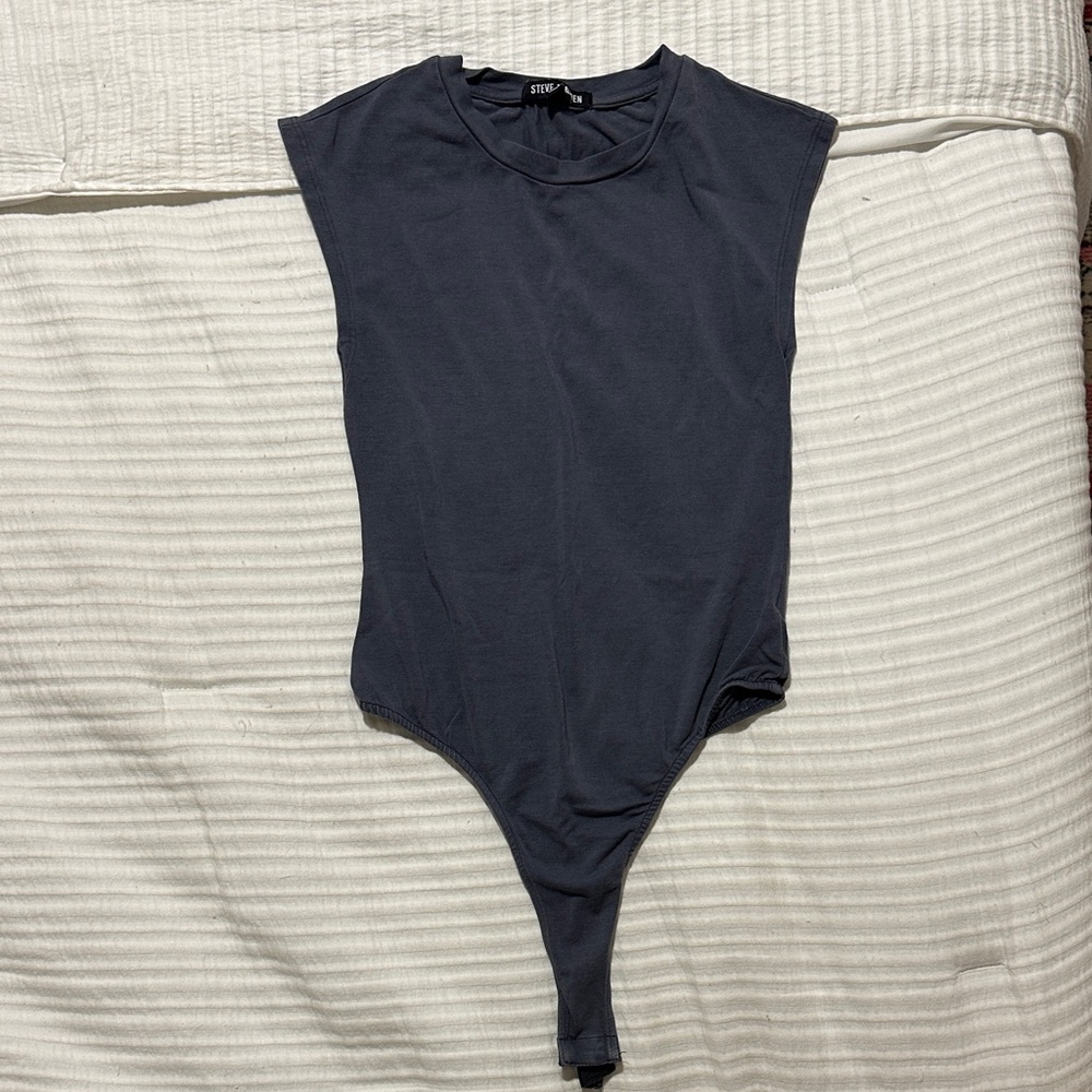 Steve Madden Charcoal Bodysuit